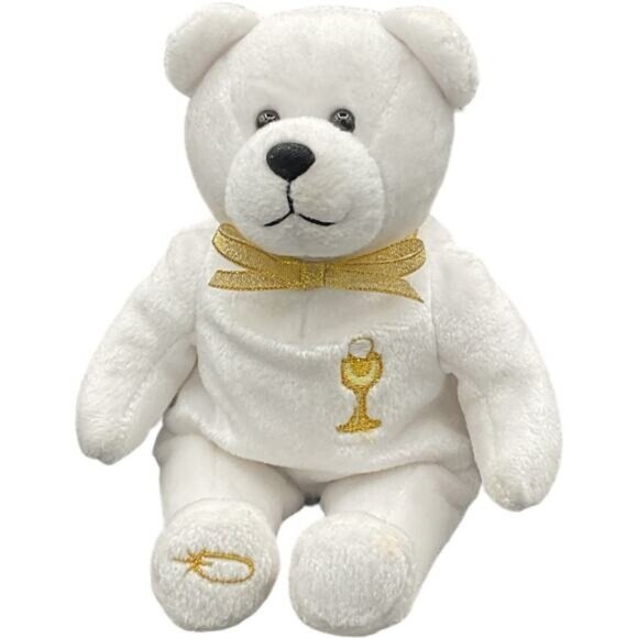 Holy Bears Communion Bear Beanie Plush Stuffed Animal 9" - Picture 1 of 4